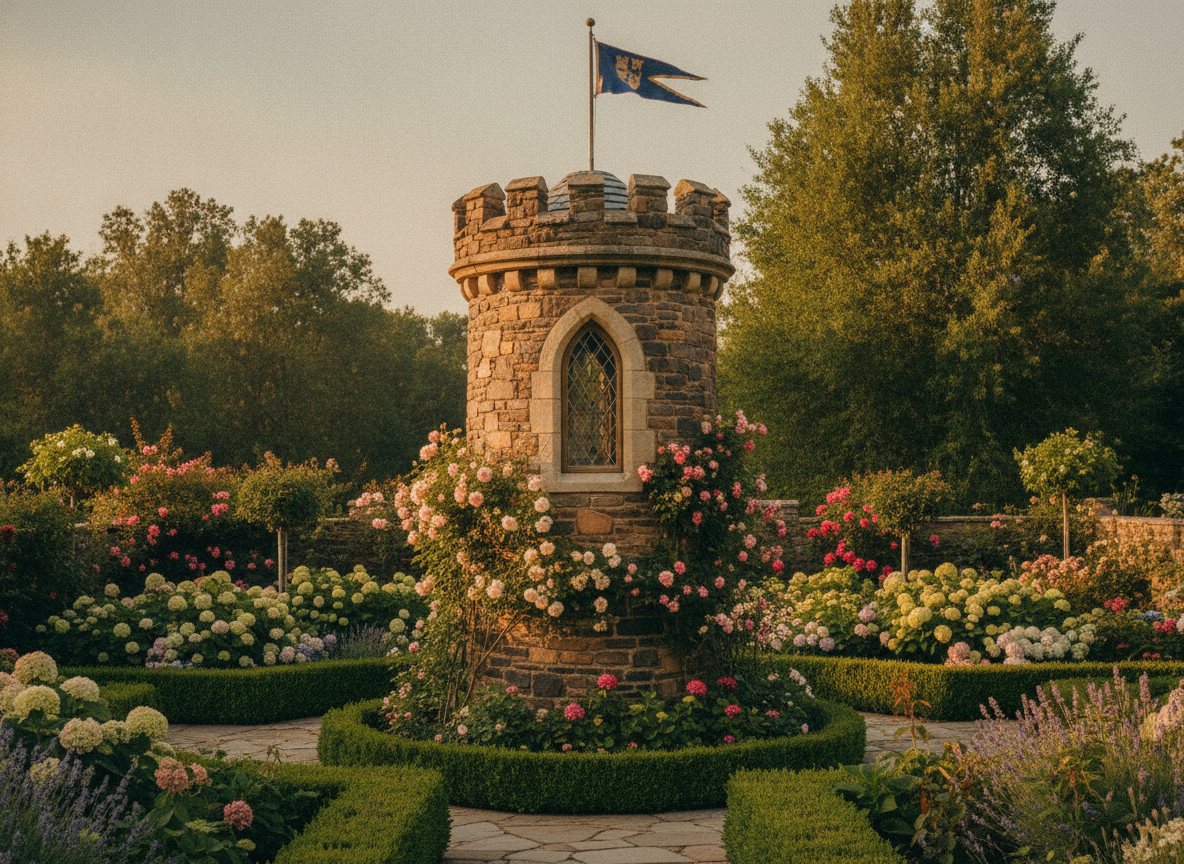 The Folly – An ornamental tower to crown a garden.